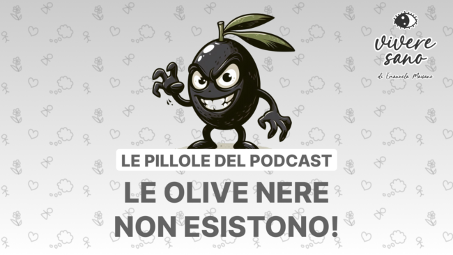 s01e10 Vivere Sano Copertina Youtube Olive nere fake